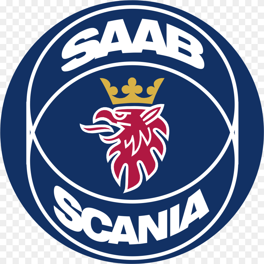 2191x2191 Saab Scania Logo Transparent Saab Scania Logo, Emblem, Symbol PNG