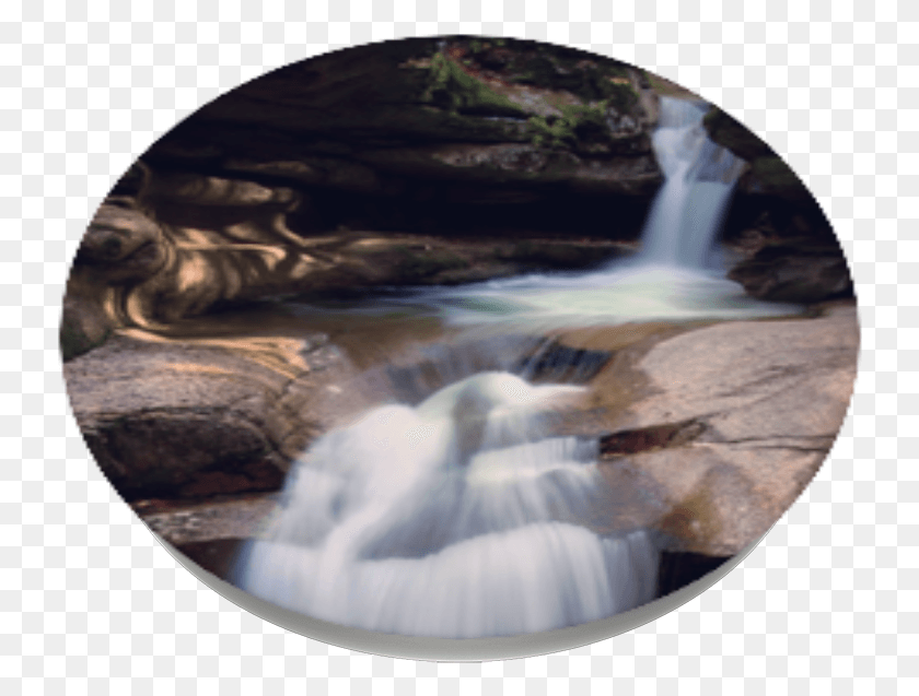 736x577 Sabbaday Falls Popsockets Waterfall, Nature, River, Outdoors HD PNG Download