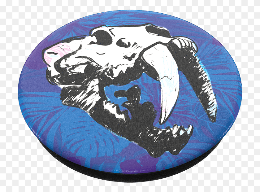 726x560 Sabertooth Skull Popsockets Surfing, Symbol, Sphere, Logo Descargar Hd Png