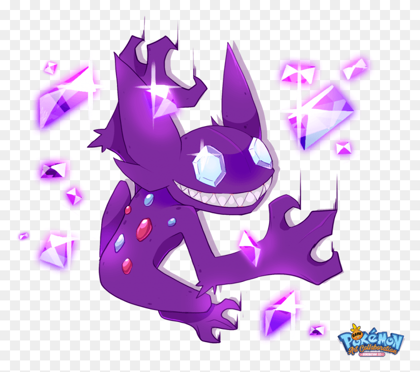 1070x938 Sableye Used Power Gem And Shadow Ball In Our Pokemon, Purple, Graphics HD PNG Download