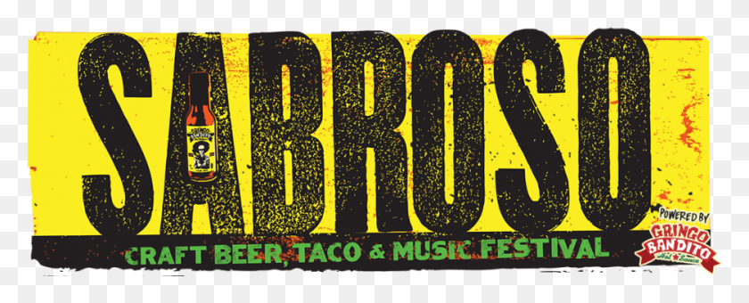 935x336 Sabroso Craft Beer Taco Amp Music Festival Объявляет Depann 2000, Текст, Число, Символ Hd Png Скачать