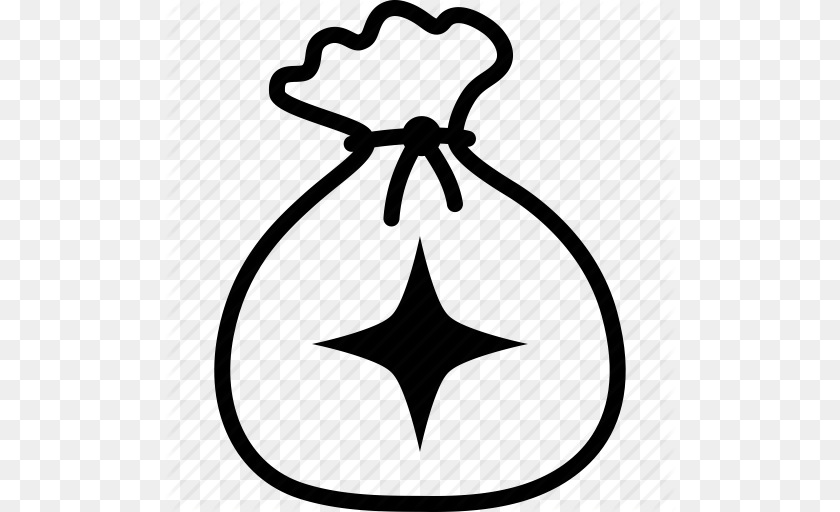 Sack Black And White Sack Black And White, Bag, Symbol Transparent PNG