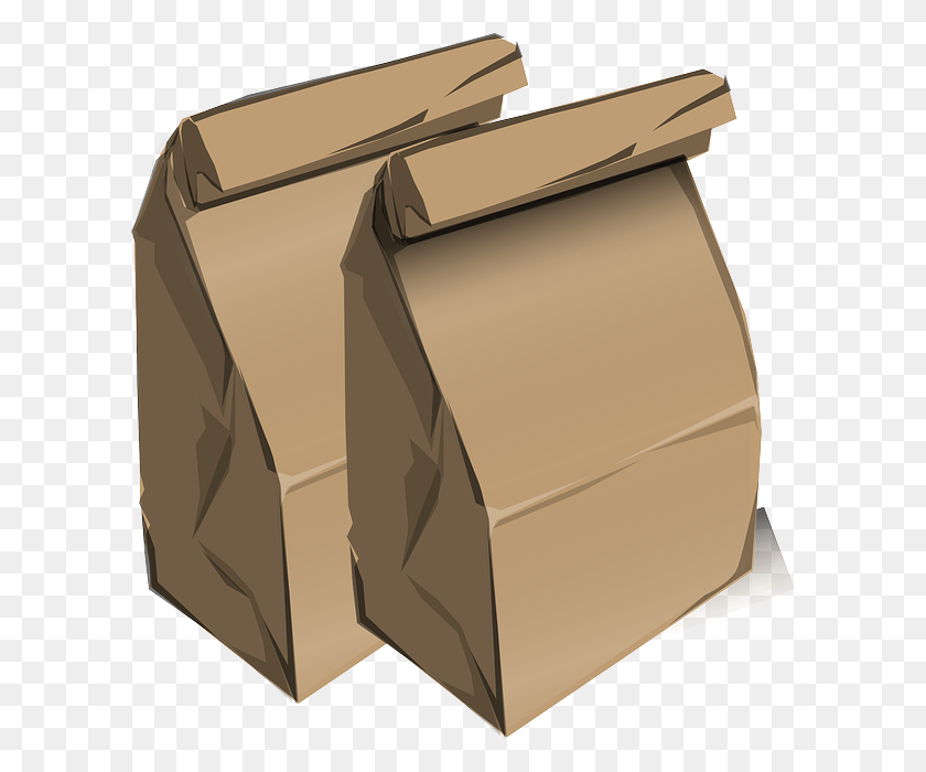 602x640 Sack Brown Paper Bag Clipart, Cardboard, Carton, Box HD PNG Download