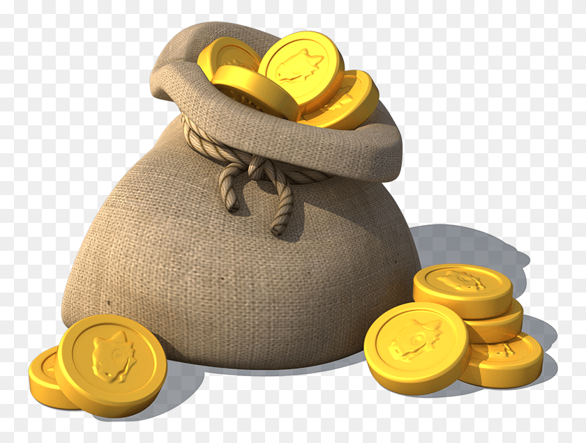 760x576 Sack Of Gold Sack In Gold, Home Decor, Bag, Hat HD PNG Download
