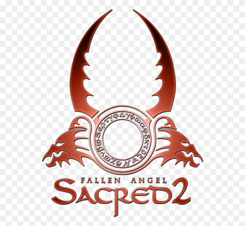 554x715 Descargar Png Sacred 2 Logotipo De Sacred 2 Fallen Angel Concepto, Símbolo, Marca Registrada, Emblema Hd Png