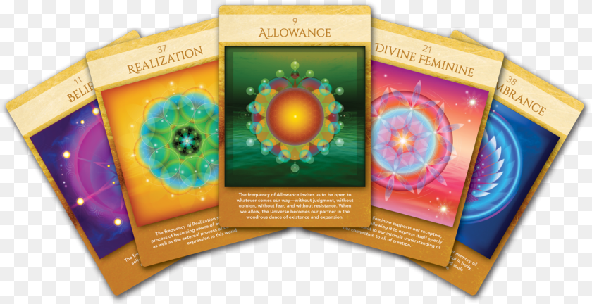 Sacred Geometry Activations Oracle Cards, Advertisement, Poster, Computer Hardware, Electronics PNG