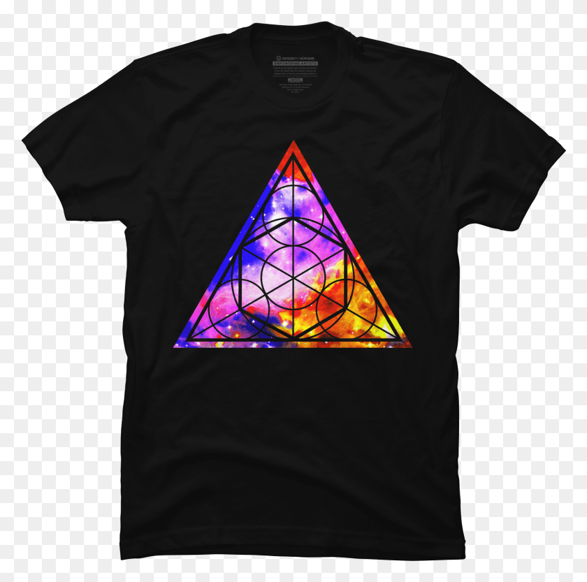 1661x1647 Sacred Geometry Triangle Men39s T Shirt Naruto Kurama T Shirt, Clothing, Apparel, T-shirt HD PNG Download