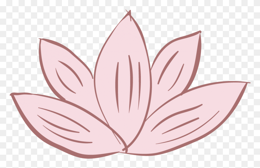 980x608 Иллюстрация Священного Лотоса, Растение, Цветок, Цветение Hd Png Скачать