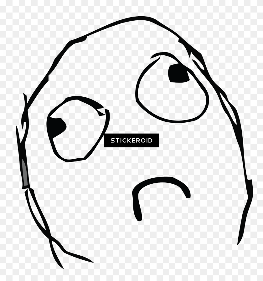 Sad, Stencil, Book, Comics, Publication Sticker PNG