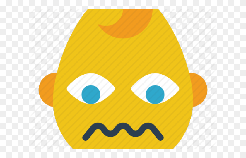 640x480 Sad Emoji Clipart Sick Circle, Egg, Food, Easter Egg HD PNG Download