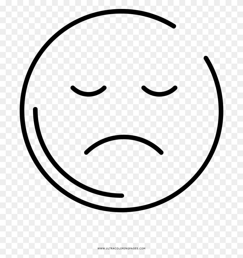 705x832 Sad Face Coloring, Gray, World Of Warcraft HD PNG Download