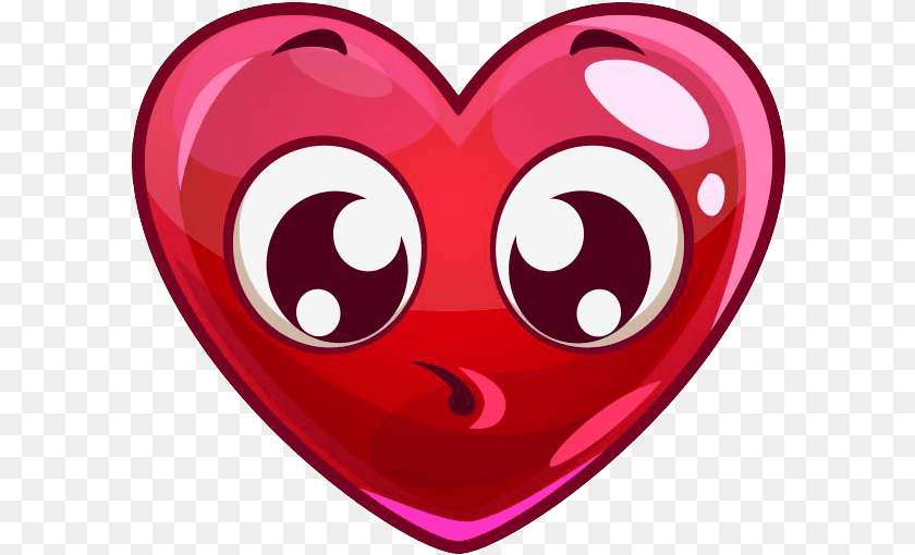 601x510 Sad Heart Transparent Cartoon Heart With Face Clipart PNG