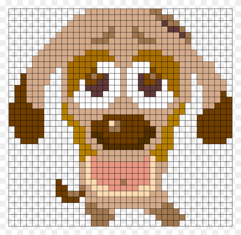 799x778 Sad Puppy Perler Bead Pattern Bead Sprite Central City Brewing Co Ltd, Furniture, Graphics HD PNG Download
