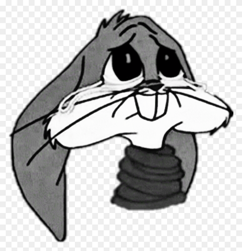 1024x1067 Descargar Png / Etiqueta Engomada Triste De Bugs Bunny Triste Hd Png