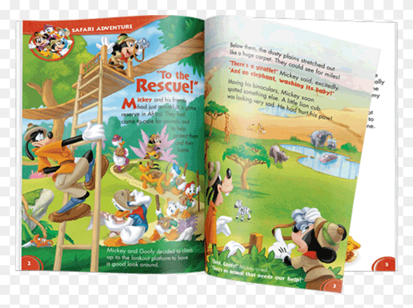 884x643 Descargar Png Safari Aventura Disney Safari Libro, Cartel, Anuncio, Volante Hd Png