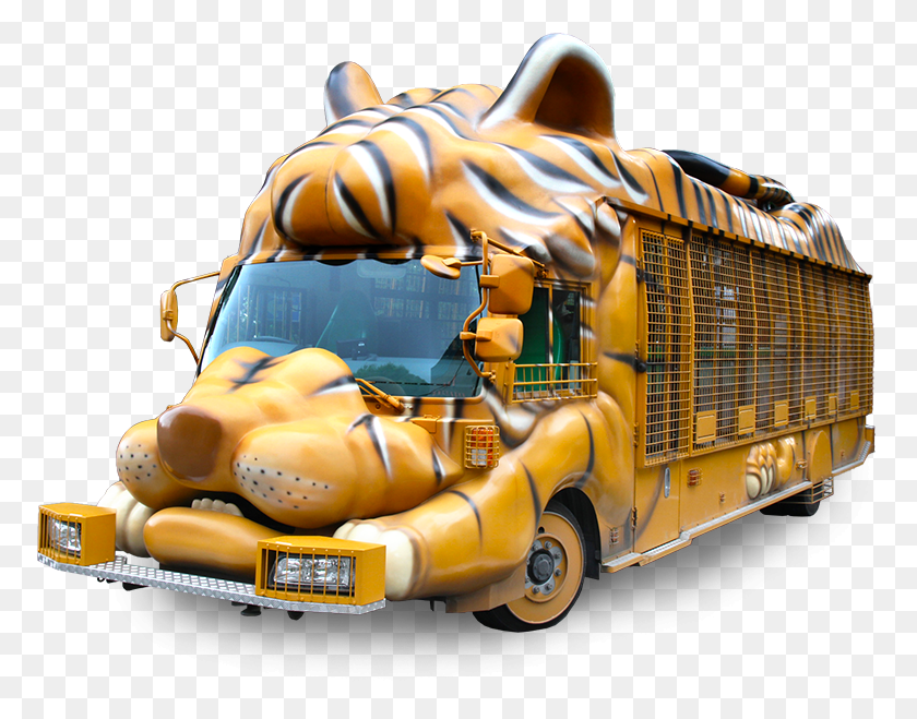 774x599 Safari Bus Fuji Safari Park Jungle Bus, Transportation, Vehicle, Car HD PNG Download