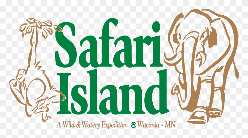 2117x1115 Safari Island Waconia Logo, Plant, Food, Animal HD PNG Download