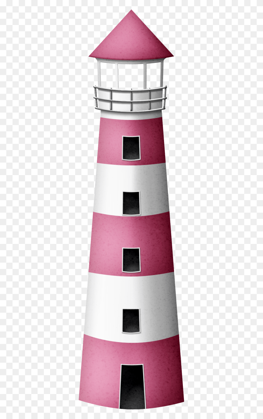 338x1280 Safari Lighthouse Clipart Beach Pink Lighthouse Clipart, Beverage, Drink, Tower HD PNG Download