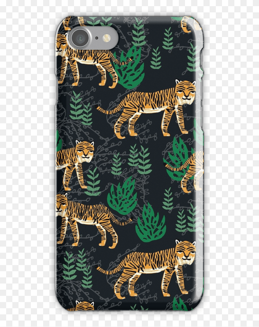 527x1001 Safari Tiger Pattern By Andrea Lauren Iphone 7 Snap Tiger, Wildlife, Mammal, Animal HD PNG Download