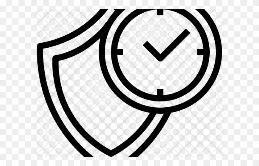 640x480 Safe Clipart Safety Icon Clock Web Icon, Pattern, Rug, Texture HD PNG Download