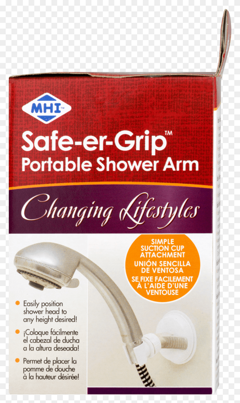 1041x1801 Safe Er Grip Portable Bathroom Suction Cup Handheld Shower Head, Poster, Advertisement, Flyer HD PNG Download