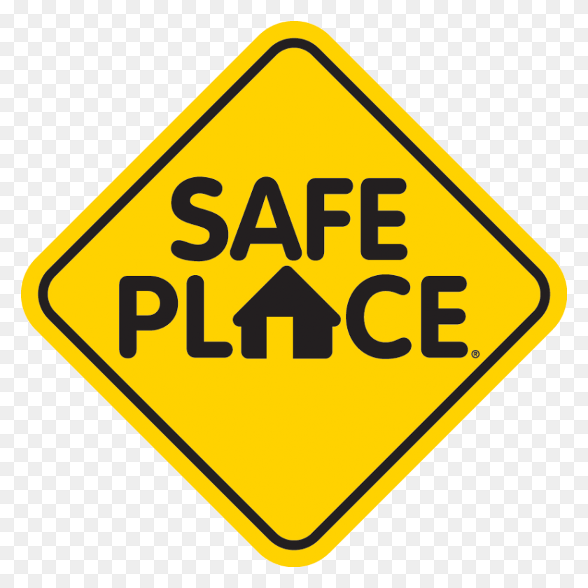 825x825 Safe Place, Symbol, Road Sign, Sign HD PNG Download