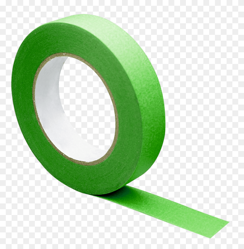 Safe Products Green High Performance Masking Tape Sticker PNG