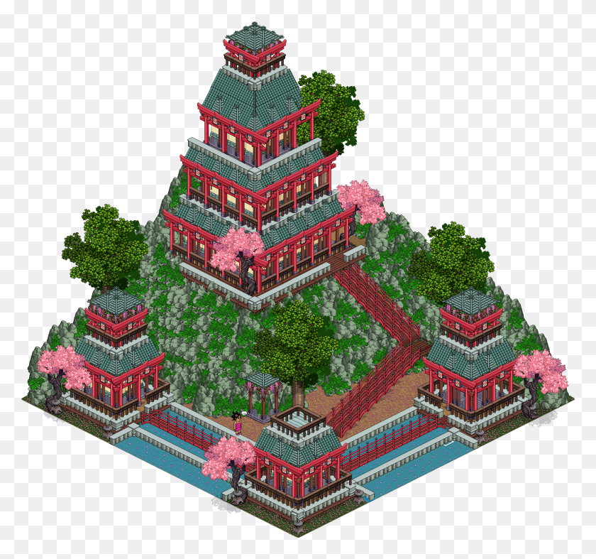 2048x1909 Safeti Comp Scene 2 Forever Alone Romantic Rooms Habbo, Architecture, Building, Toy HD PNG Download