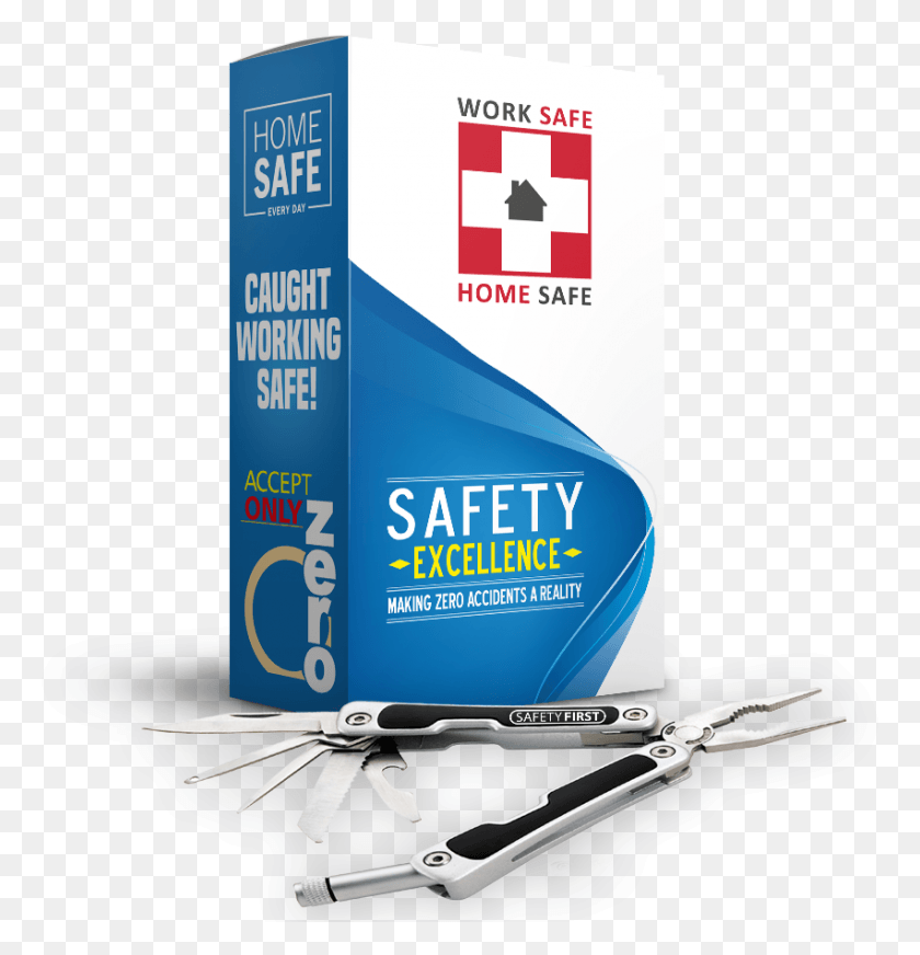 851x887 Safety First Led Multi Tool Banner, First Aid, Pliers, Symbol HD PNG Download