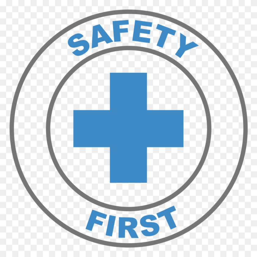 938x938 Safety First Safety First, First Aid, Label, Text HD PNG Download