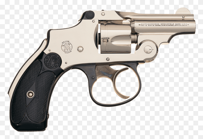 865x573 Safety Hammerless Revolver Bicycle Gun Barrel Firearm, Weapon, Weaponry, Handgun HD PNG Download
