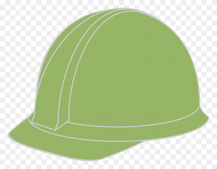 1024x784 Цветовой Код Защитного Шлема В Строительстве Зеленая Каска, Одежда, Одежда, Каска Png Скачать