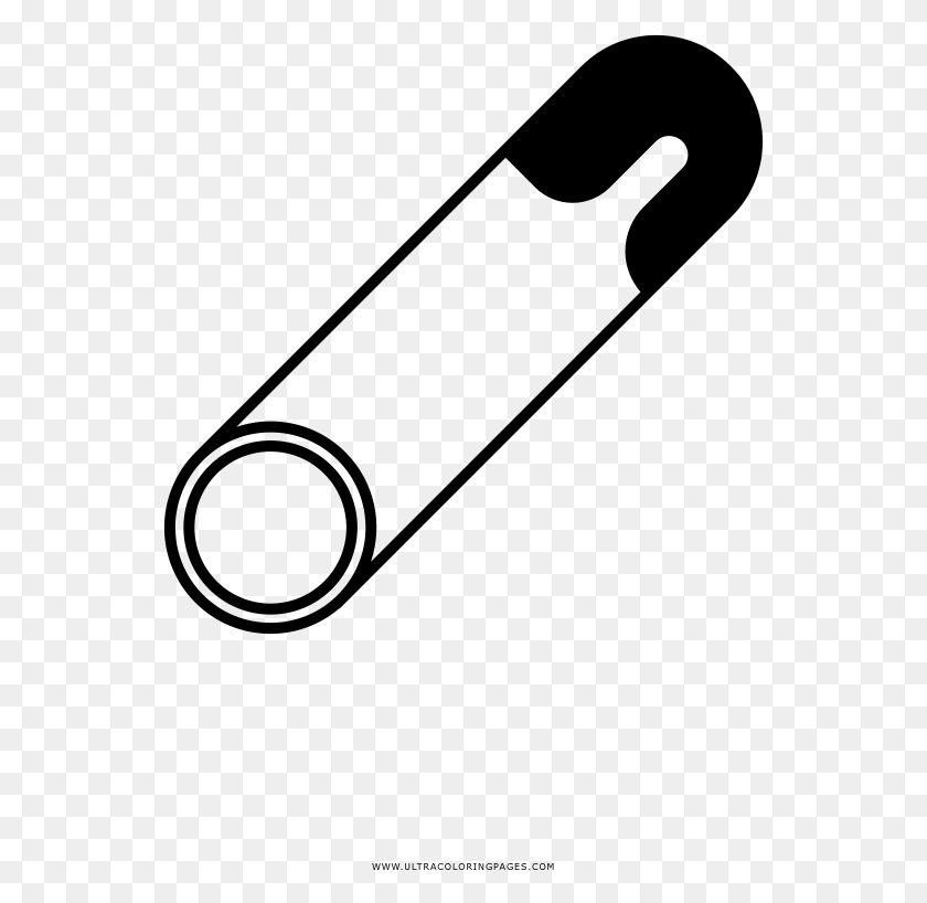 545x758 Safety Pin Coloring, Gray, World Of Warcraft HD PNG Download