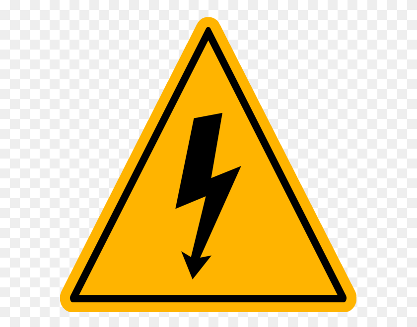 597x600 Safety Signs High Voltage, Symbol, Road Sign, Sign HD PNG Download