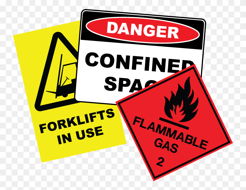 753x590 Safety Signs Sign, Text, Label, Symbol HD PNG Download