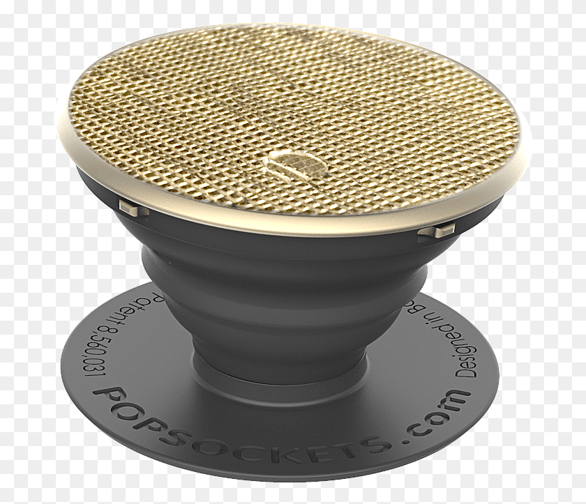 688x663 Saffiano Gold Popsocket Popsocket Vegan Leather, Pottery, Saucer, Porcelain HD PNG Download