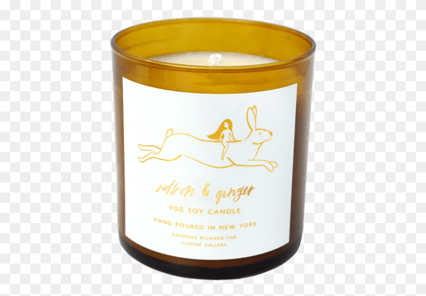 412x524 Saffron Amp Ginger Soy Candle Fig Soy Candle, Label, Text, Food HD PNG Download