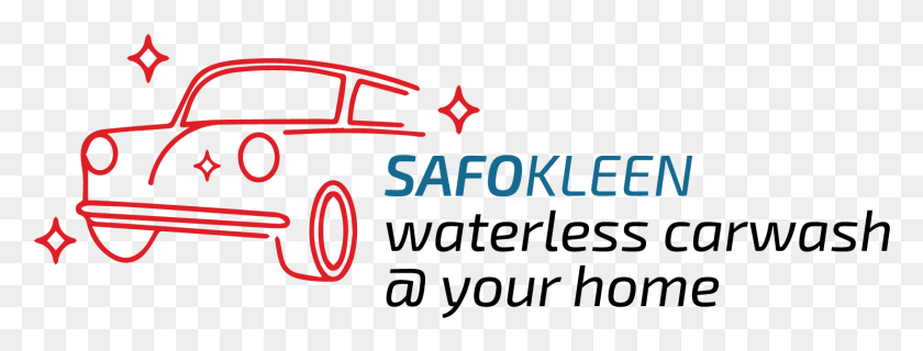 1486x497 Safokleen Water Less Car Wash Семейный Автомобиль, Текст, Алфавит, Символ Hd Png Скачать