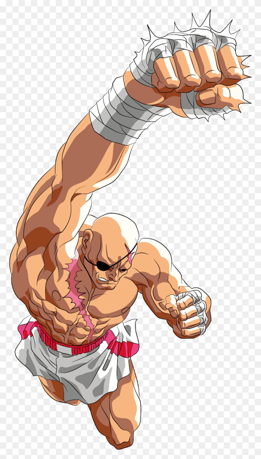 883x1600 Sagat Street Fighter, Hand, Arm, Person HD PNG Download