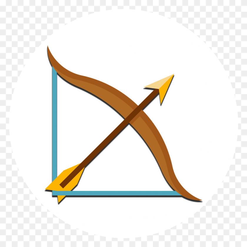 994x994 Sagittarius Cartoon Bow And Arrow, Symbol HD PNG Download