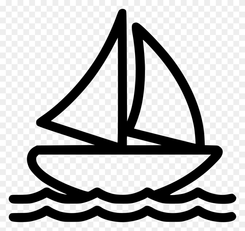 980x920 Sail Boat Comments Boat Icon, Clothing, Apparel, Symbol HD PNG Download