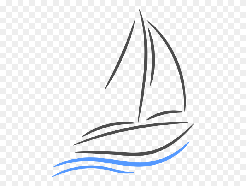 488x576 Sail Boat Logos Sail, Clothing, Apparel, Hat HD PNG Download