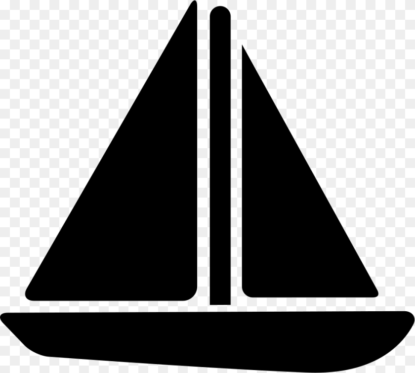 981x882 Sailboat Sailing Sailboat Icon, Triangle Clipart PNG