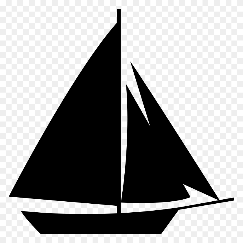 7825x7832 Sailboat Silhouette Clip Art, Gray, World Of Warcraft HD PNG Download