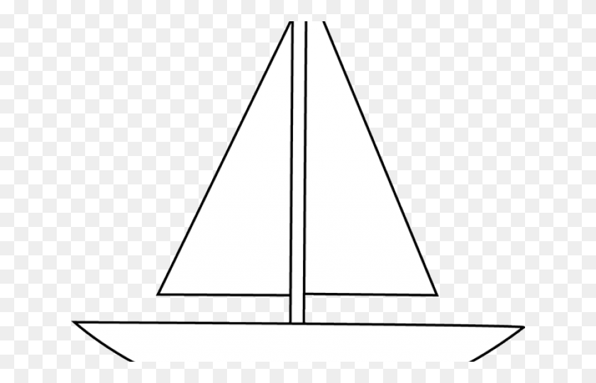 640x480 Png Парусная Лодка Парусник, Треугольник, Конус Png Скачать