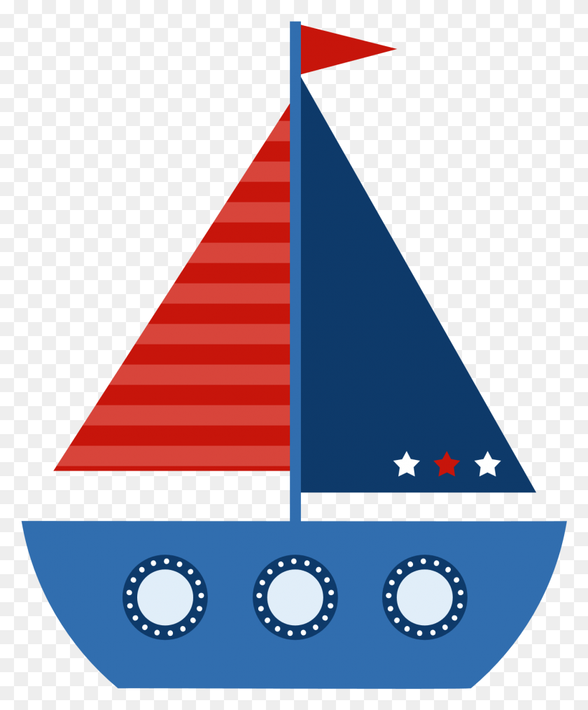 1344x1645 Sailing Ship Clipart Blue Baby Sailboat Clipart, Triangle, Symbol HD PNG Download