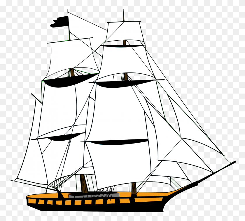 2342x2090 Sailing Ship White Big Image Transparent Background Ship Clipart, Lamp, Vehicle HD PNG Download
