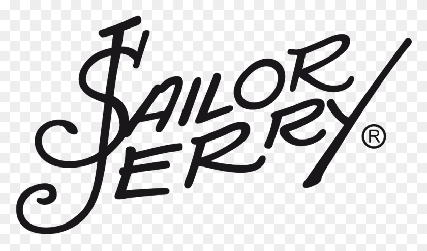 1024x569 Sailor Jerry Logo Sailor Jerry Spiced Rum Logo, Text, Label, Handwriting HD PNG Download