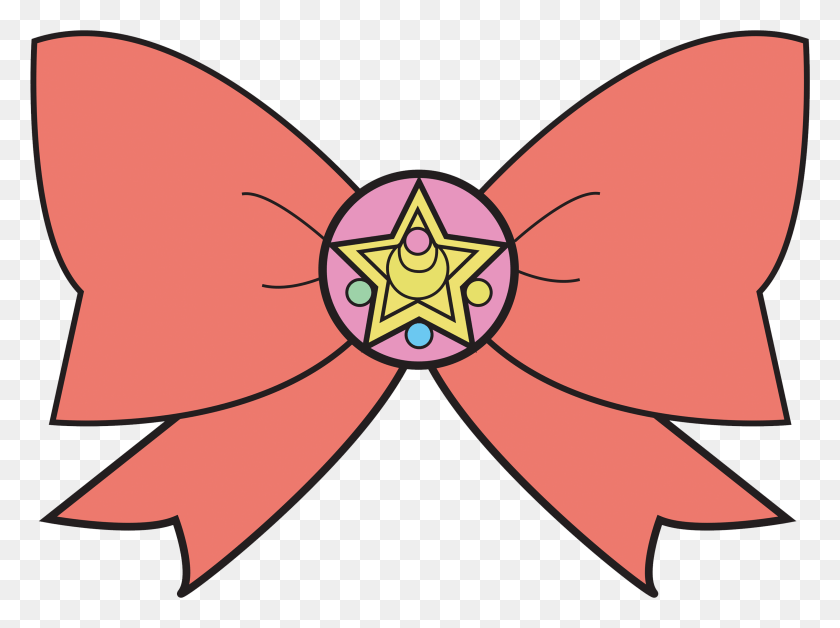 3194x2328 Sailor Moon Bow Clipart Library, Pattern, Star Symbol, Symbol HD PNG Download