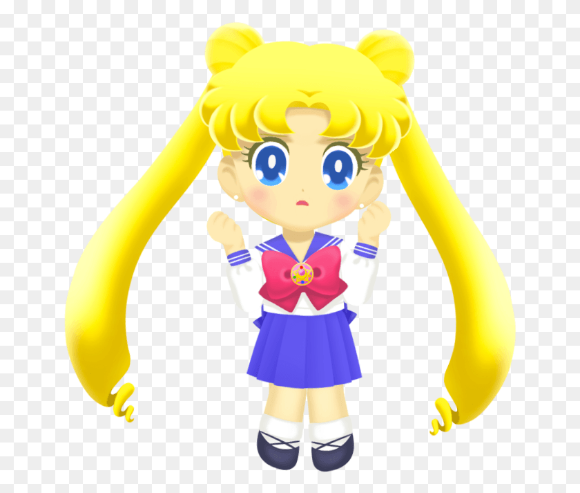 658x653 Sailor Moon Drops Sailors Chibi Cartoon Sailor Moon Drops Sailor Moon, Toy, Doll, Figurine HD PNG Download
